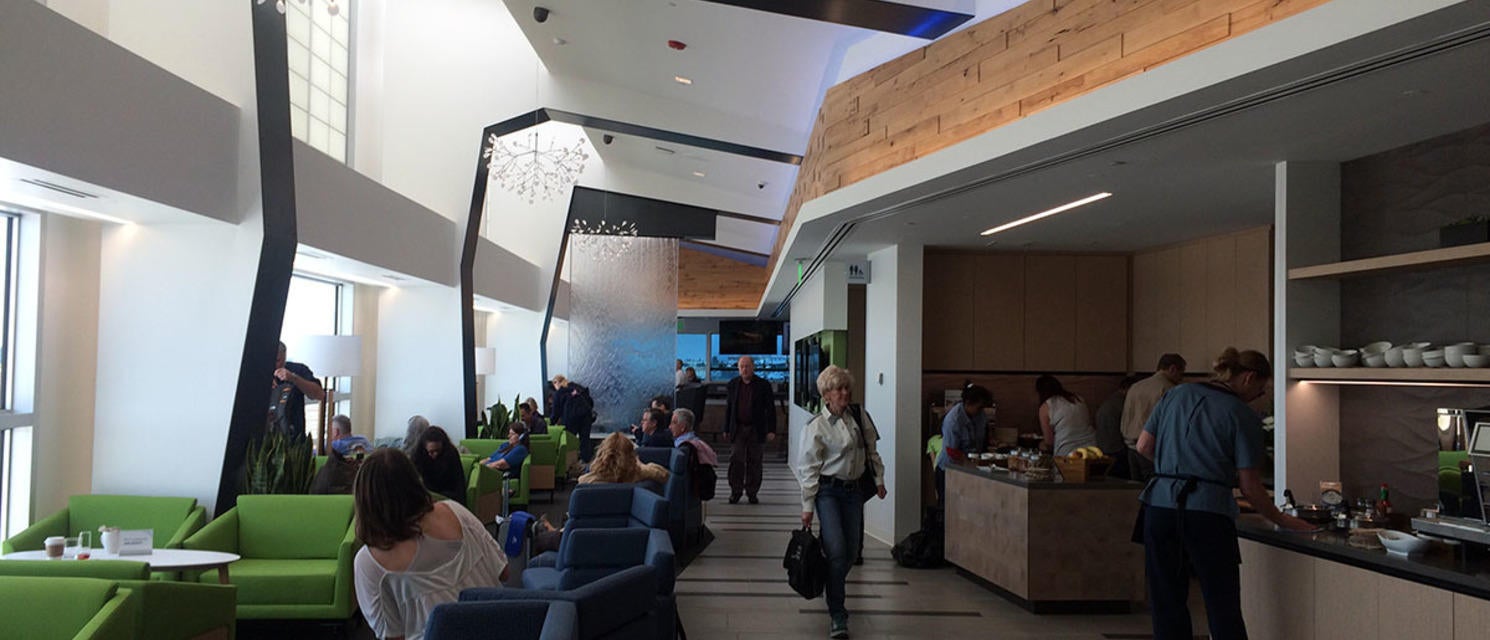 Alaska Airlines Concourse C Boardroom At Seatac Airport