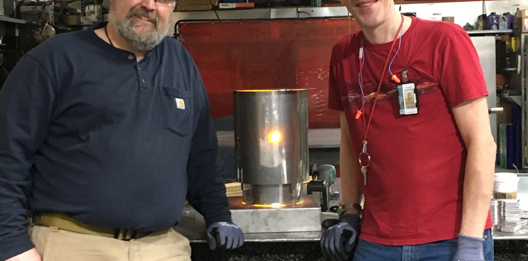 Hermanson Specialty Metals Helps Mill Creek Science Teacher Image