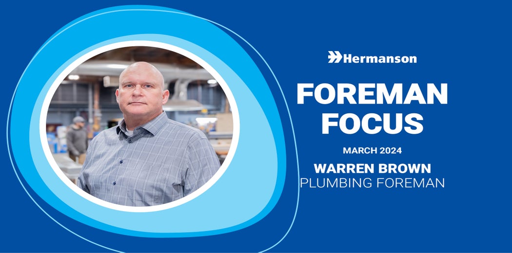 Foreman Focus Friday: Warren Brown Image